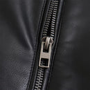 autumn new women's European and American style high-end feeling slimming faux leather pilot jacket short jacket