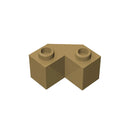 Gobricks 10PCS Building Blocks 2x2 Brick 45 degrees compatible with 87620 Ｃhildren's  toys Assembles Small Particle Parts Brick