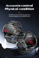 Original LIGE Smart Watch 1.53'' HD Screen Life Waterproof Sport Fitness Watches Flashlight New Men Smartwatch For Andriod IOS
