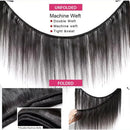 Tissage Straight Hair Bundles 18 20 22 Inch Natural Human Hair Brazilian Weave 10A Human Hair Extensions Delivery 3 Day France