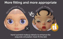 New BJD Nova 1/6 Yosd Doll Modern Retro Makeup Styling Party  Doll With Black Satin Dress Resin Toys Movable Joint Doll