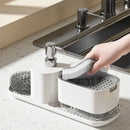 The Kitchen Sentinel | Compact Sponge Holder with Soap Dispenser