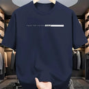 Unisex Style Summer Men's 100% Cotton Casual Loose Fit Round Neck Short Sleeved Lightweight Breathable T-shirt Top High Street
