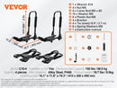 SucceBuy Kayak Roof Rack 2 Pairs J-Bar Soft Roof Rack Quick Folding Top Mount Tie Down Carrier kayak Surf Board Canoe Ski Board