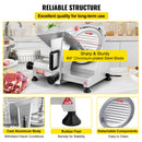SucceBuy Meat Slicer 200W/240W/320W/340W Electric Deli Food Slicer Adjustable Thickness Commercial and Home Use Cut Meat Cheese