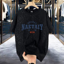 2025 Summer New Pure Cotton Versatile Casual Short Sleeve Trendy Loose Half Sleeve Round Neck T-shirt Men