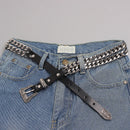 Women Hip Hop Metal Belt Fashion Dress Jeans Decorative Belts For Women Trendy Street Gold Waist Chains Clothing Accessories