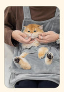 The Companion Carry | Hands-Free Cat Travel Apron with Plush Winter Sleeping Pocket