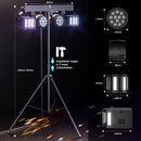 U`King 2Pcs/Set 60W RGBW LED Par Lights Combination Bracket Light DMX512 Stage Light For DJ Disco Concert Wedding Birthday Party
