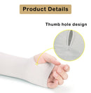 1Pair UV Sun Protection Compression Arm Sleeves,Cooling for Men Women Summer Sunblock,for Driving,Fishing,Cycling,Hiking