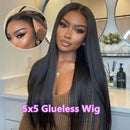 Straight Human Hair Wigs 13x6 Lace Frontal Wig 180% 13x4 Transparent Lace Front Wigs 4x4 Human Hair Lace Closure Wigs For Women