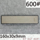 Widened diamond sharpening stone compatible with fixed-angle sharpener for kitchen knives and outdoor tools, portable sharpening