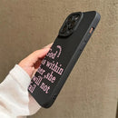 Fashion Letter Pattern Phone Case Anti-slip Phone Protective Cover Compatible with IPhone 16 Pro Max 15 Pro 14Plus 13 12 11 X/XS
