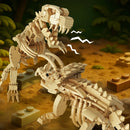 The Fossil Vault | 4-in-1 Jurassic Dinosaur Skeleton Building Blocks Set — 1,225 Pieces