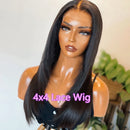 Straight Human Hair Wigs 13x6 Lace Frontal Wig 180% 13x4 Transparent Lace Front Wigs 4x4 Human Hair Lace Closure Wigs For Women