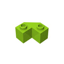 Gobricks 10PCS Building Blocks 2x2 Brick 45 degrees compatible with 87620 Ｃhildren's  toys Assembles Small Particle Parts Brick