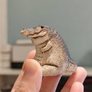 1PC Boutique Tea Pet Small Crocodile Tea Pet Ornament Handmade Tea Ceremony Tea Game Financial Tea Table Gift