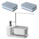 The Cascade | Countertop Soap Dispenser, Sponge & Towel Caddy