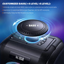 W-KING 250W PEAK Large Bluetooth Speaker Loudest/Massive 120dB/12 Custom Bass, V5.3 Big Party Boombox Portable Speaker Wireless