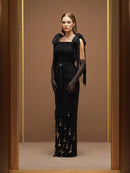 The Nocturne | Custom Floor-Length A-Line Evening Gown