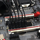 2/1PC M.2 NVME PCI-E PCIE X4 X8 X16 To 6 Port 3.0 SATA Adapter Card Riser III ASM1166 6GB/S Chassis server PC Computer Expansion