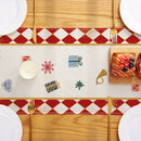 Christmas Nutcracker Linen Table Runners Dresser Scarf Winter Xmas Holiday Kitchen Party Decor Reusable Navidad Decorations 2025