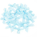 50Pcs/Lot 3.5*4cm Colourful Ribbon Bows Polyester Handmade Satin Bow DIY Sewing Crafts Decoration Gift Bouquets Party 2030