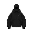 Trendy Double Hat Hoodies Unique Design Balaclava Hooded Sweatshirt Women Men Autumn Winter Warm Unisex Loose Y2K Zipper Hoodie