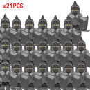 Classic Medieval Movie Elves Dwarf Warrior Iron Foot Dane leader of the Dwarfs Building Blocks LOTR Figures Toys For Children