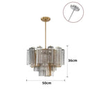 Amber Murano Glass Ceiling Chandelier Round for Dining Living Room Bedroom Modern Murano Glass Pendant Chandelier Light