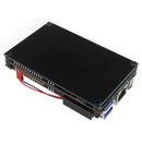 Orange Pi 5 Aluminum Alloy Case with Cooling Fan Heat Sinks Active & Passive Heat Dissipation Metal Enclouse for Orange Pi 5 5B