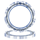 Chinese Style Blue and White Porcelain Paper Plates Tray Floral Party Picnic Wedding Birthday Children Disposable Tableware Dish