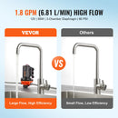 VEVOR 12V 隔膜泵 1.8/3/3.5/5 GPM 3/4/5 腔 40-100 PSI 可调 1/2'' MNPT 端口 适用于房车 游艇 餐车 露营车