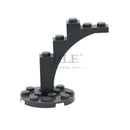 20pcs Moc Brick Arch 1x5x4 Continuous Bow 2339 DIY Classic Building Blocks Compatible branch for tree Assembles Particles