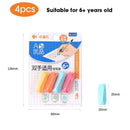 2-4Pcs/Set Soft Silicone Pencil Grasp for Kids Writing Training Posture Correction Learning Aid Stationery Set Beginner Tools