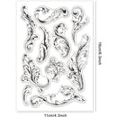 Easter Themed Silicone Clear Stamps Transparent Stamps for Birthday Valentine's Day Party Cards Making DIY Scrapbooking