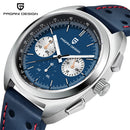PAGANI DESIGN Men's Watches Luxury Quartz Wrist Watch For Men AR Sapphire Speed Chronograph Retro Dial Clock Reloj Hombre 2023