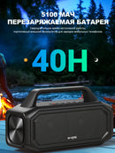 The Acoustic Nomad | 80W Portable Bluetooth Speaker with IPX6 Waterproofing & Stereo Pairing