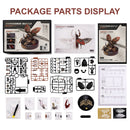 Robotime Rokr 3D Puzzle Golden Coin Turtle Industrial-style Building Block Toys for Kids Adults Steampunk Design with LED Light