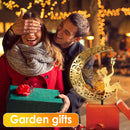 The Luna Flora | Solar Fairy Crackle Glass Garden Stake Lights