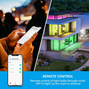 智能WiFi LED A19 灯泡，RGBCW 变色，兼容 Alexa 和 Google Home 及 Echo 助手，可调光，E26 灯座