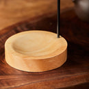 Creative Upside Down Incense Burner Incense Stick Holder Wooden Round Incense Tray Ornament Bedroom Home Yoga Decoration Crafts