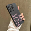 Fashion Letter Pattern Phone Case Anti-slip Phone Protective Cover Compatible with IPhone 16 Pro Max 15 Pro 14Plus 13 12 11 X/XS