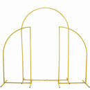 Crown Metal Arch Set Wedding Background Decorative Flower Stand Birthday Party Outdoor Balloon Ornament Irregular Shape