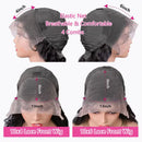 Straight Lace Front Wigs Human Hair Transparent Lace Front Human Hair Wigs for Women Brazilian Virgin Hair Lace Frontal Wig
