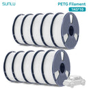 SUNLU PLA PETG PLA Plus 线材 10 卷 3D 线材 1KG/卷 1.75mm 100% 线材整齐排列 适用于欧盟美国 3D 打印