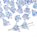 About20Pcs Glass Beads, Small Lily Scattered Beads, Handmade DIY 'Making Couple Bracelets, Necklaces, Earrings, Jewelry Accessor