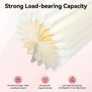 4PCS Foldable Wedding Cardboard Flower Columns,Cardboard Centerpiece Display,Cylinder Pedestal Stands For Wedding Birthday
