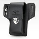Fashion Leather Male Waist Pack Phone Pouch Bags Waist Bag Men's Belt Bag Multifunctional Water Proof Waist Bag Crossbody Bags