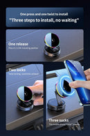 Cooling Magnetic Car Wireless Charger Car Phone Holder Mount Fast Charging for iPhone 15 14 13 Pro Suction Cup Vacuum Foldable